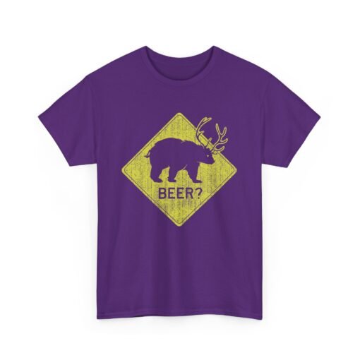 🐻🦌 “Beer?” Unisex T-Shirt – The Elusive Beear Awaits - Image 19