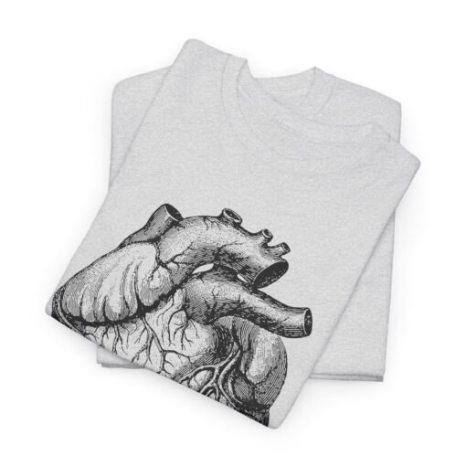 Wear Your Heart (Literally) – Unisex Anatomical Heart T-Shirt - Image 6