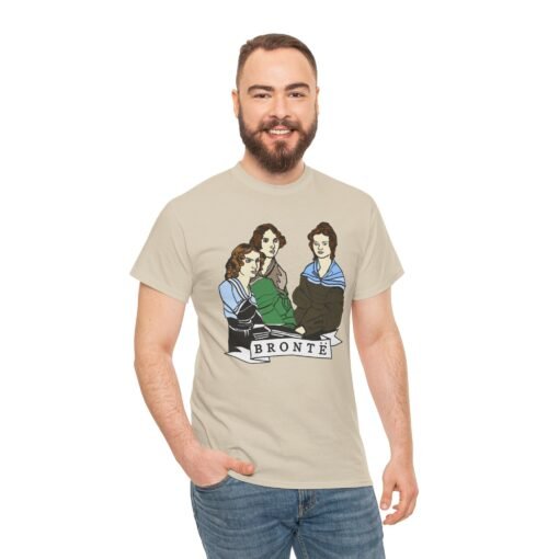 📚 Bronte Sisters Unisex T-Shirt – Gothic Queens of Classic Lit - Image 5