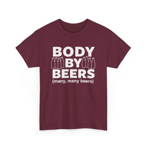 🍻💪 Body By Beers Unisex T-Shirt – Fueled by Foam & Fun - Image 12