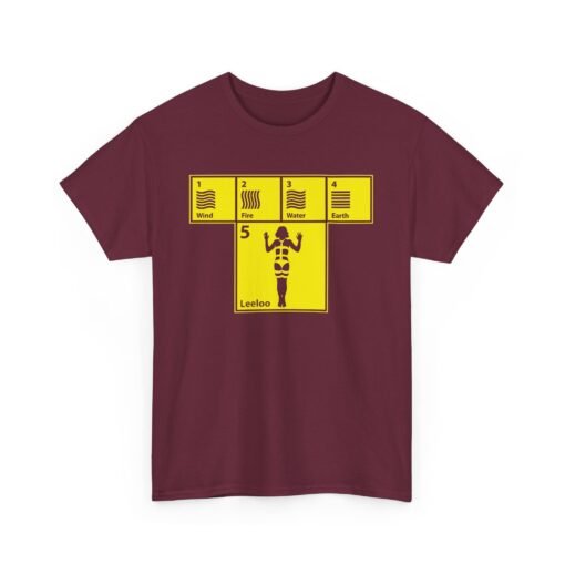 🌪️🌊🔥🌍✨ Elemental Chart Unisex T-Shirt – Wind, Water, Fire, Earth... and Leeloo - Image 12