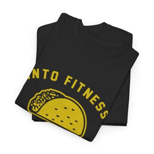 🌮💪 Into Fitness Unisex T-Shirt – Fitness Taco Into My Mouth - Image 2