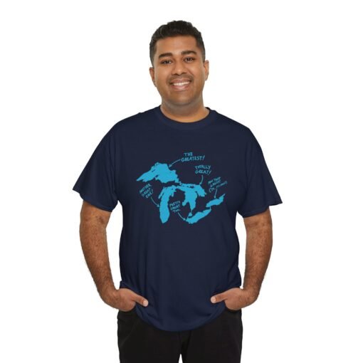 🌊👕 All Great Everything Unisex T-Shirt – Celebrate the Lakes, Label the Legends - Image 5