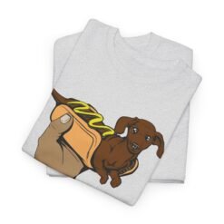 Alternative view of 🌭🐶 Hot Doggo Unisex T-Shirt – The Ultimate Snack with Legs