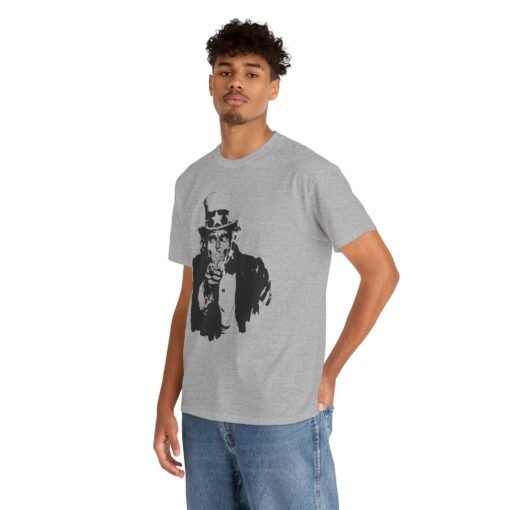🧟‍♂️🇺🇸 Zombie Uncle Sam Unisex T-Shirt – He Wants Your Brains! - Image 4