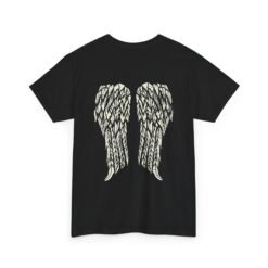🖤👼 Gothic Angel Wings Unisex T-Shirt – Dark Grace from Behind