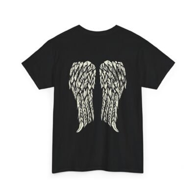 🖤👼 Gothic Angel Wings Unisex T-Shirt – Dark Grace from Behind