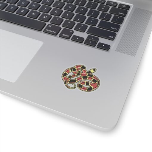 Curled Coral Snake Indoor Sticker – Striking & Stylish - Image 5