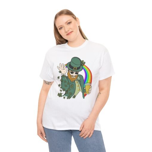 🍀🌈 Shamrock Bae Unisex T-Shirt – Sprinkle That Irish Charm - Image 4