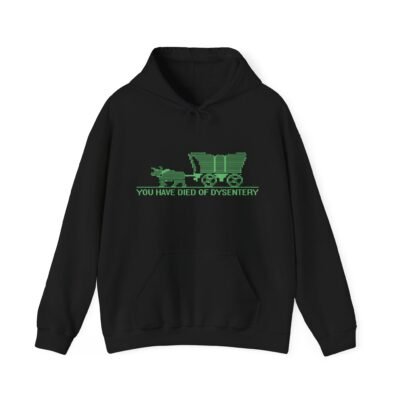 You Have Died of Dysentery Unisex Hoodie – Retro Gaming Classic