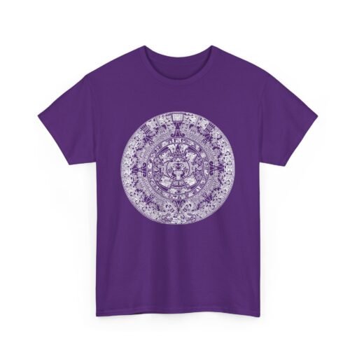 Aztec Calendar | Unisex | Heavy Cotton | T-Shirt | Mayan | Celestial | History - Image 14