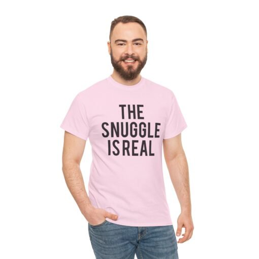 🧸💤 The Snuggle Is Real Unisex T-Shirt – Cozy Vibes Only - Image 6