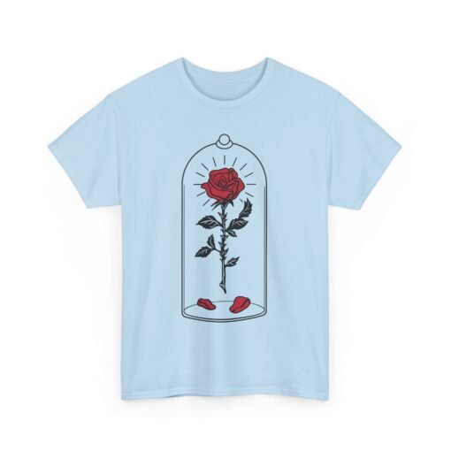 🌹✨ Enchanted Rose Unisex T-Shirt – Timeless Beauty, Captured in Glass - Image 19