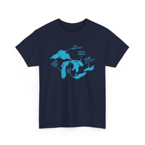 🌊👕 All Great Everything Unisex T-Shirt – Celebrate the Lakes, Label the Legends