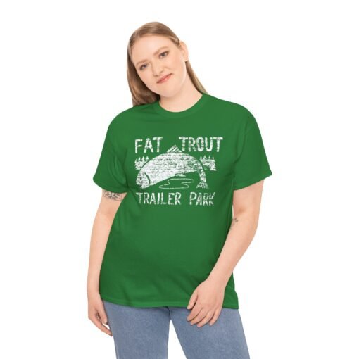 🎣👕 Fat Trout Trailer Park Unisex T-Shirt – Reel in the Weird - Image 3