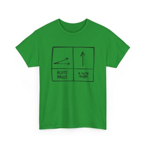 Acute Angle / A Cute Angel Unisex T-Shirt – Geeky Pun Perfection - Image 13