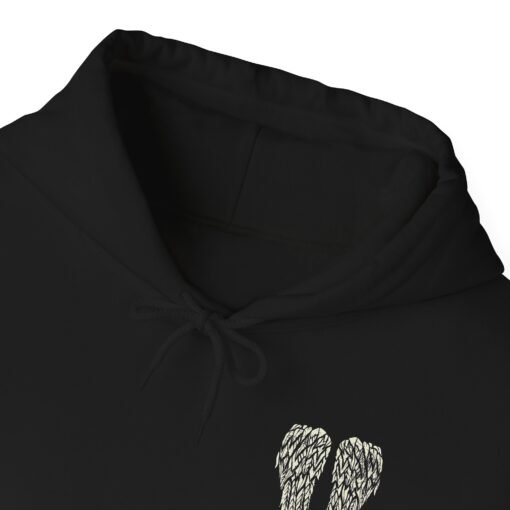Gothic Angel Wings Unisex Hoodie – Dark & Divine - Image 7