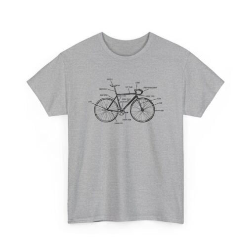 Know Your Bike Unisex T-Shirt – Two-Wheeled Anatomy Lesson - Image 11