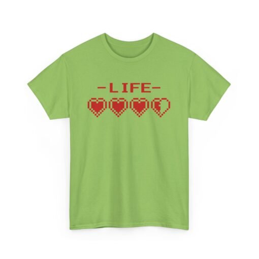 ❤️🕹 LIFE Unisex T-Shirt – 8-Bit Health, Full Power Style - Image 19