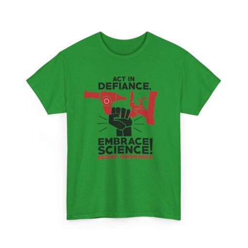 🔬✊ Act in Defiance, Embrace Science! Unisex T-Shirt – Knowledge is Power - Image 17