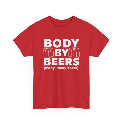 🍻💪 Body By Beers Unisex T-Shirt – Fueled by Foam & Fun - Image 20