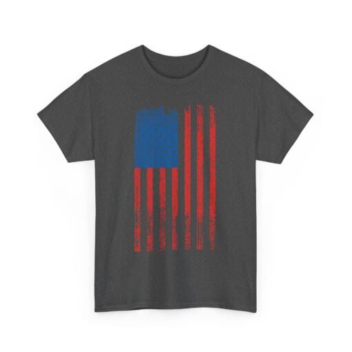 🇺🇸🖤 Distressed American Flag Unisex T-Shirt – Worn, Weathered, Proud - Image 16