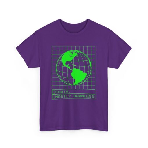 Mostly Harmless – Unisex Earth Retro Computer Tee - Image 19