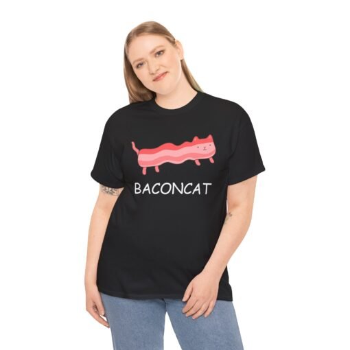 Baconcat Unisex T-Shirt – The Purrfect Crispy Combo - Image 3