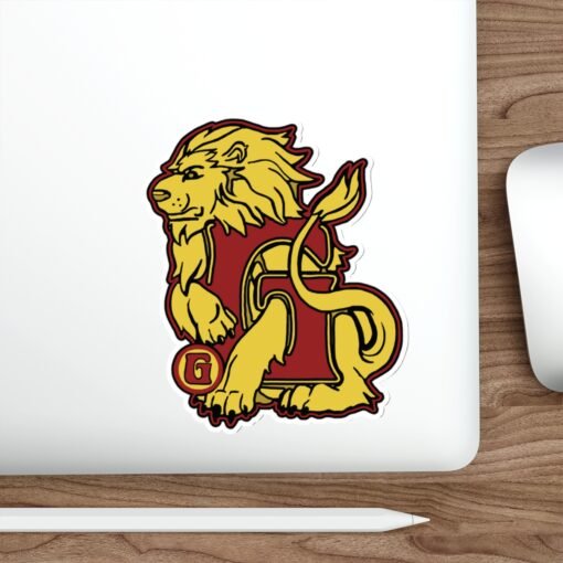 🦁 House of Lion Outdoor Sticker – Stick Your Courage Anywhere - Image 2