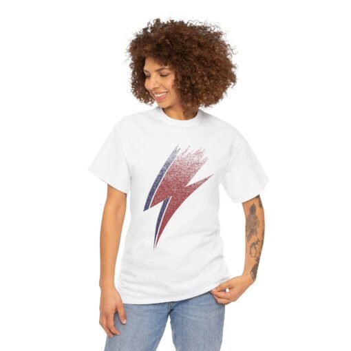 ⚡🎸 Starman Vibes Unisex T-Shirt – Lightning Bolt Legacy - Image 3