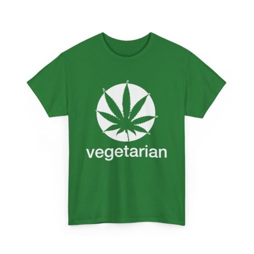 🌿🥦 Vegetarian Unisex T-Shirt – Powered by Plants (Sort Of)