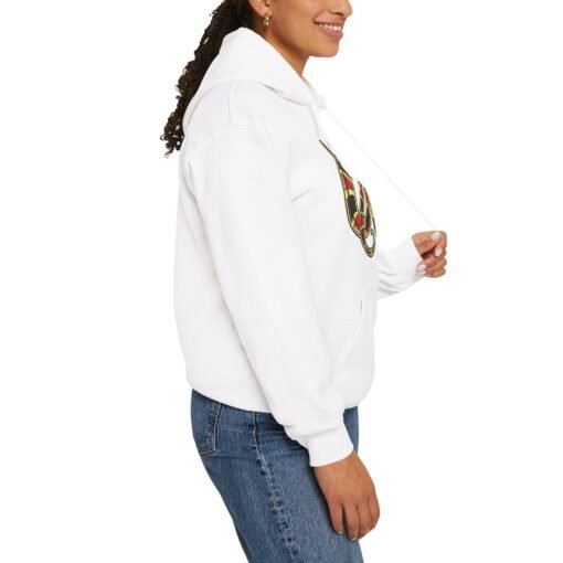 Curled Coral Snake Unisex Hoodie – Bold & Venomous Style - Image 4
