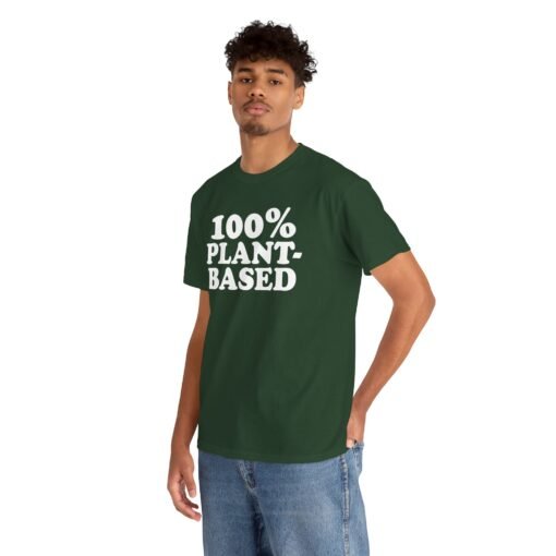 🌿💪 100% Plant Based Unisex T-Shirt – Powered by Plants, Styled for Everyone - Image 5