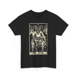 😈🃏 The Devil Tarot Card Unisex T-Shirt – Embrace the Shadows in Style
