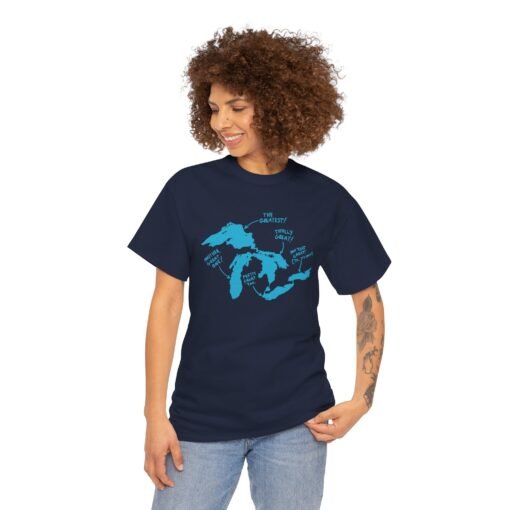 🌊👕 All Great Everything Unisex T-Shirt – Celebrate the Lakes, Label the Legends - Image 3