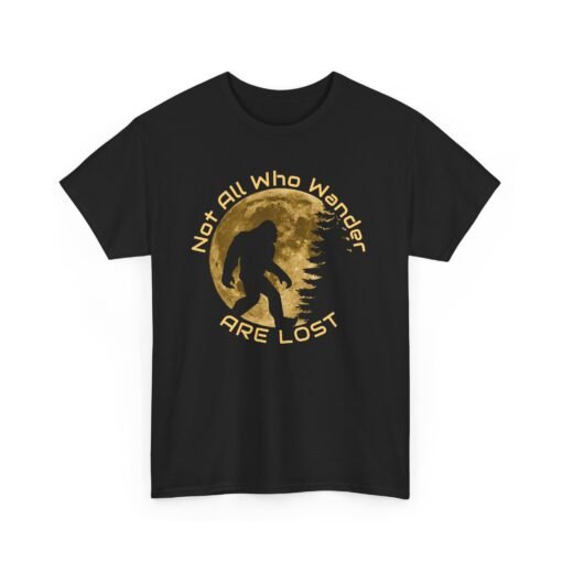 🦶🌲 Not All Who Wander Are Lost Unisex T-Shirt – Bigfoot-Approved Adventure Wear - Image 11