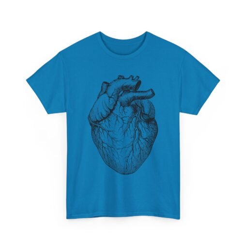 Wear Your Heart (Literally) – Unisex Anatomical Heart T-Shirt - Image 17