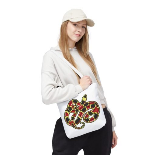Curled Coral Snake Tote Bag – Wild Style On the Go - Image 7
