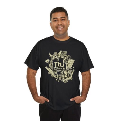 ⚡🔬 Thorium Unisex T-Shirt – The Elemental Avenger - Image 5