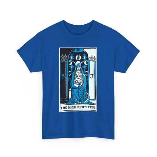 🌙🔮 The High Priestess Tarot Card Unisex T-Shirt – Channel Inner Wisdom - Image 17