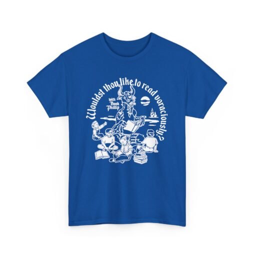 📚🐐 "Wouldst Thou Like to Read Voraciously with Book Philip?" Unisex T-Shirt - Image 18