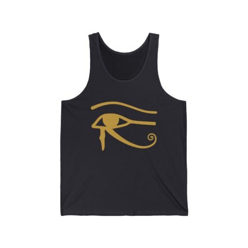 Eye of Horus Unisex Jersey Tank Top – Ancient Symbol, Modern Comfort - Image 5