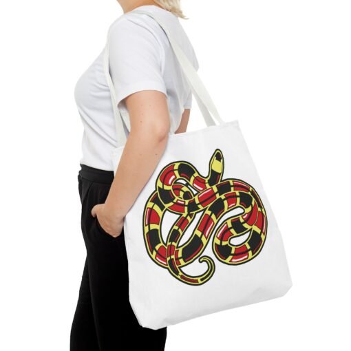 Curled Coral Snake Tote Bag – Wild Style On the Go - Image 9