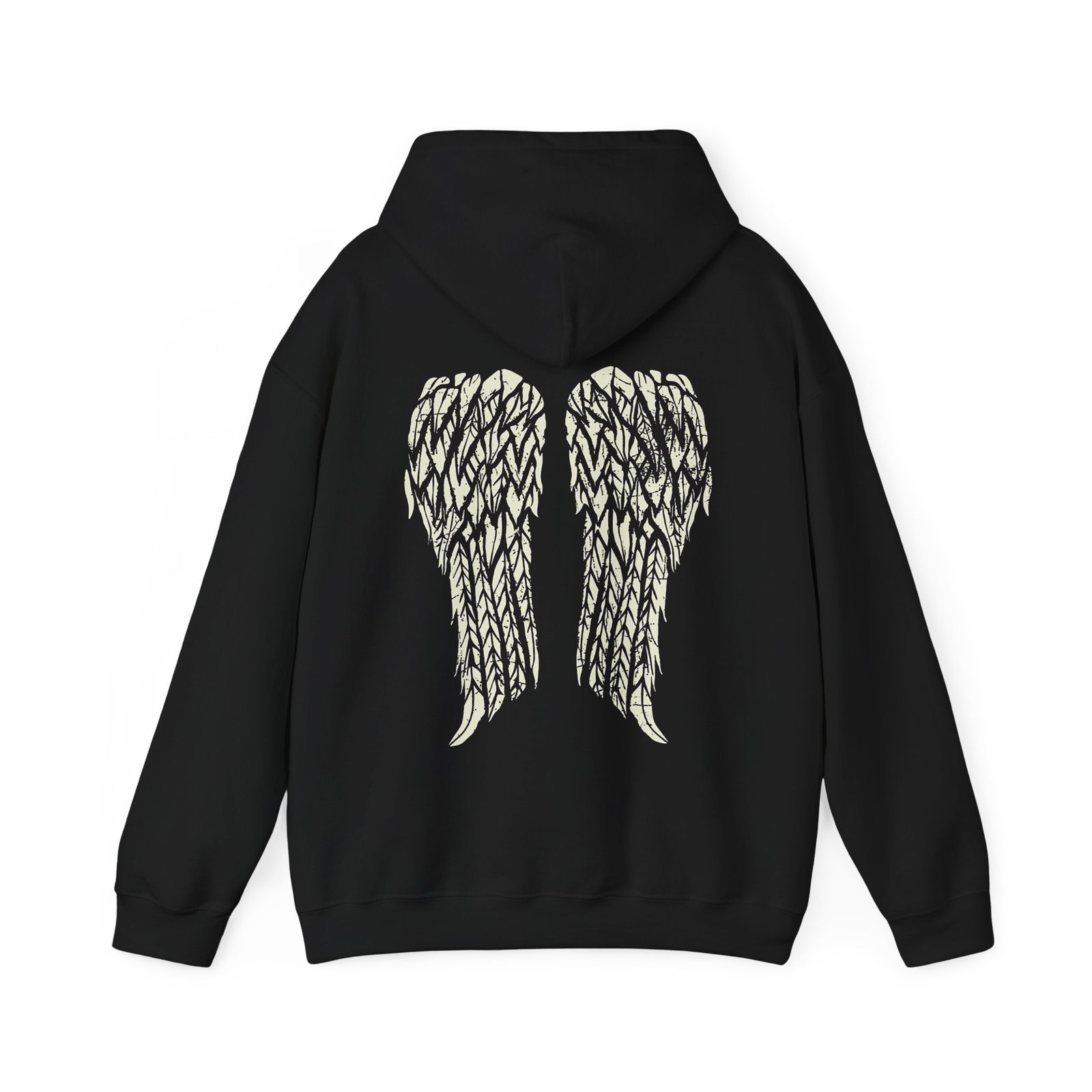 【Paragraph】22FW★ Angel Wings Dying Hood No.052 Gothic Angel Wings Unisex Hoodie – Dark & Divine – Spazzy Tees