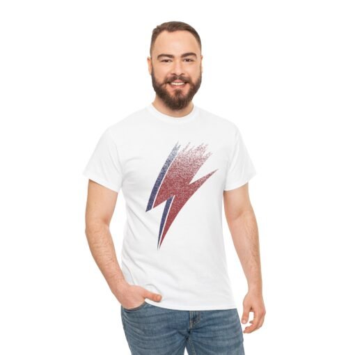 ⚡🎸 Starman Vibes Unisex T-Shirt – Lightning Bolt Legacy - Image 5
