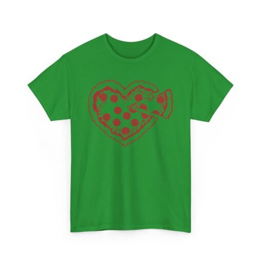 "Love at First Slice" Unisex T-Shirt – Heart Pizza Edition - Image 11