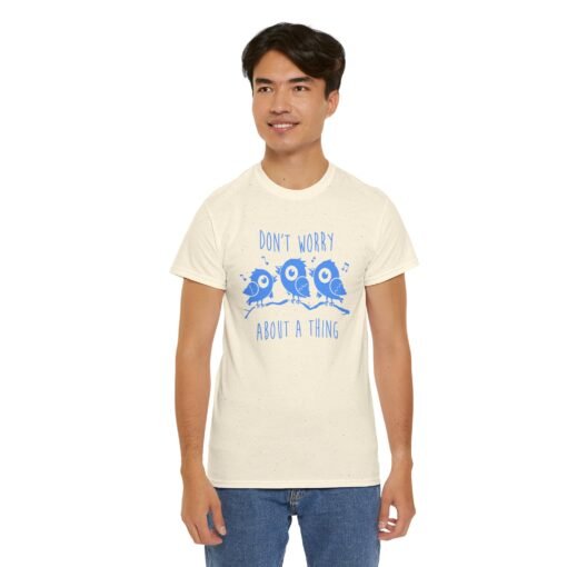 🐦🎶 Don’t Worry Unisex T-Shirt – Three Little Birds, One Big Vibe - Image 8