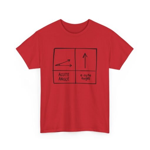 Acute Angle / A Cute Angel Unisex T-Shirt – Geeky Pun Perfection - Image 17