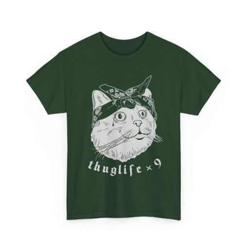 😼🎤 Thuglife x9 Unisex T-Shirt – Street Smarts, Cat Style - Image 13