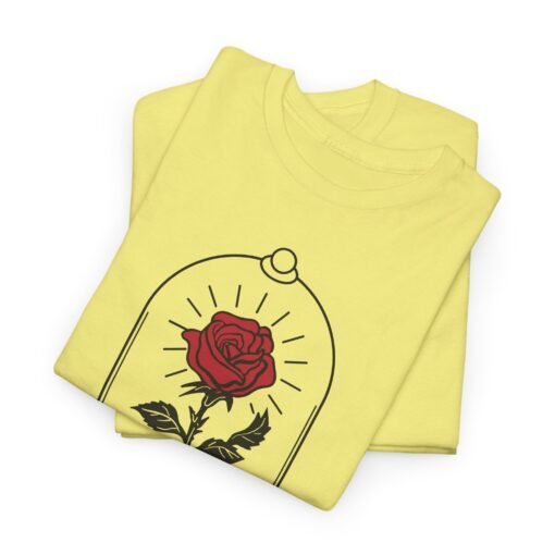 🌹✨ Enchanted Rose Unisex T-Shirt – Timeless Beauty, Captured in Glass - Image 2